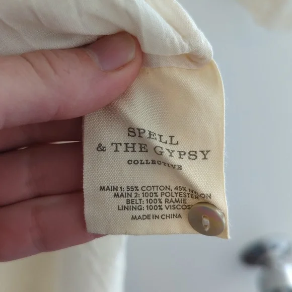 Spell Dawn Lace Belted Midi Dress - Picture 8 of 9